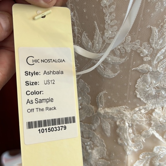 Chic Nostalgia bridal gown, multiple sizes, Ashbala, NWT - Picture 11 of 11